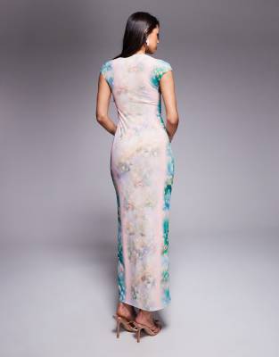 AFRM CREW NECK MAXI DRESS 