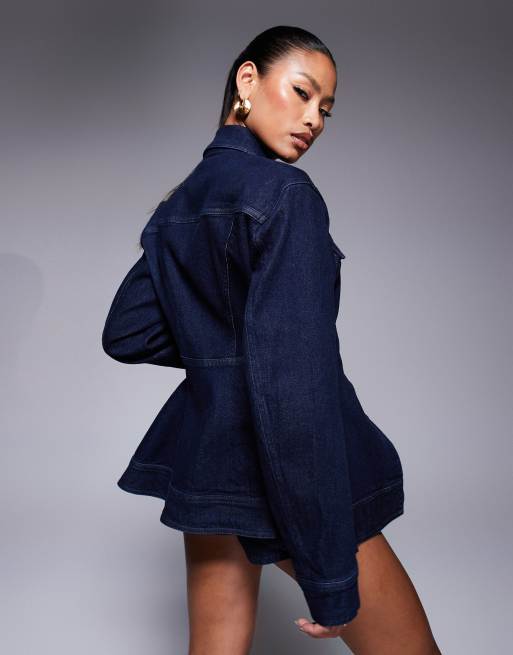 AFRM dark denim jacket in blue - part of a set | ASOS