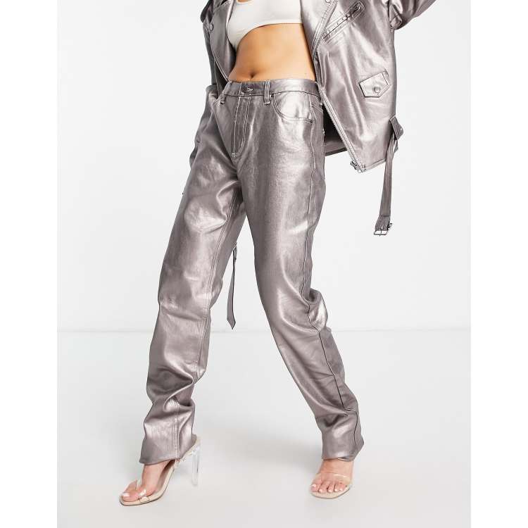 Silver denim hot sale