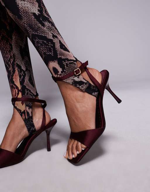 AFRM stirrup leggings with belt in snake print (Part of a set), 5 of 5