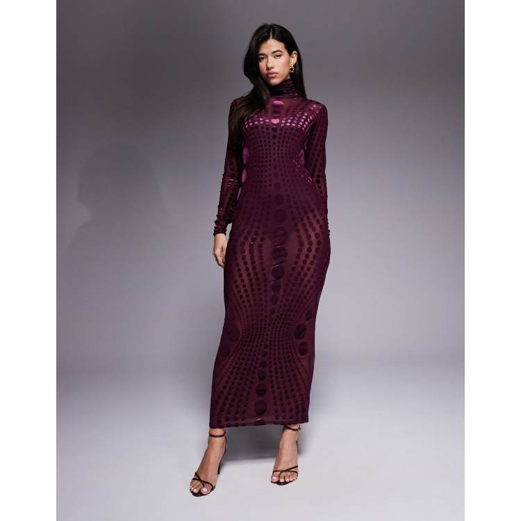 long sleeve dress red carpet Jenny long sleeve evening Gown-Blue