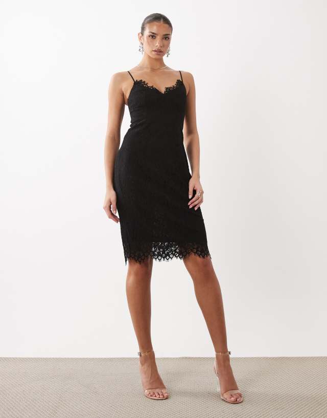 lace cami bodycon dress AFRM Teresa v-neck midi in black Kid Size:6T BABYBOO Sadona Maxi Dress Women Heels and unforgettable at your