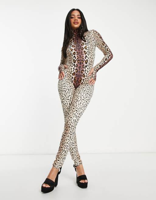 Women's Leopard Print Catsuit