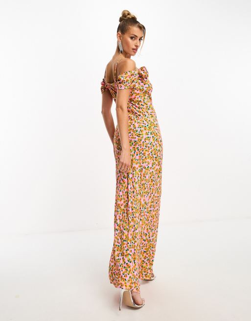 Ditsy on sale maxi dress