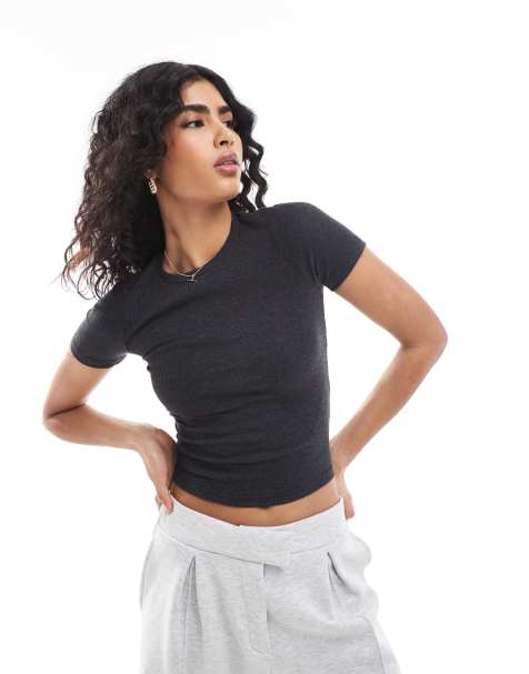 Agon Crew neck top in black - view 1