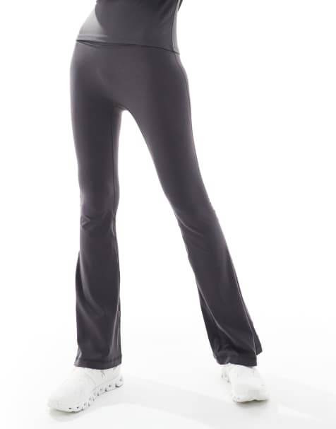 Agon Flared leggings in graphite grey - view 1