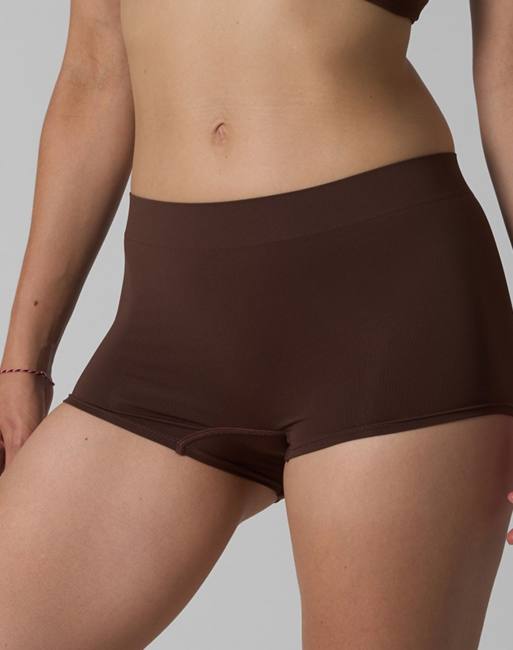 Agon High waist briefs in brown, 2 of 3