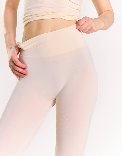 Agon High waist legging in off white, 3 of 4