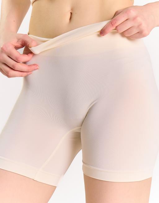 Agon High waist legging short in off white, 3 of 4