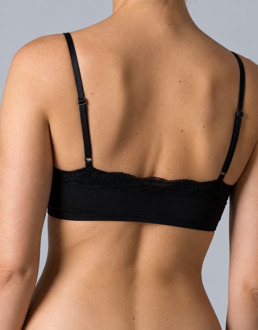 Agon Lace-trimmed bra in black, 2 of 3