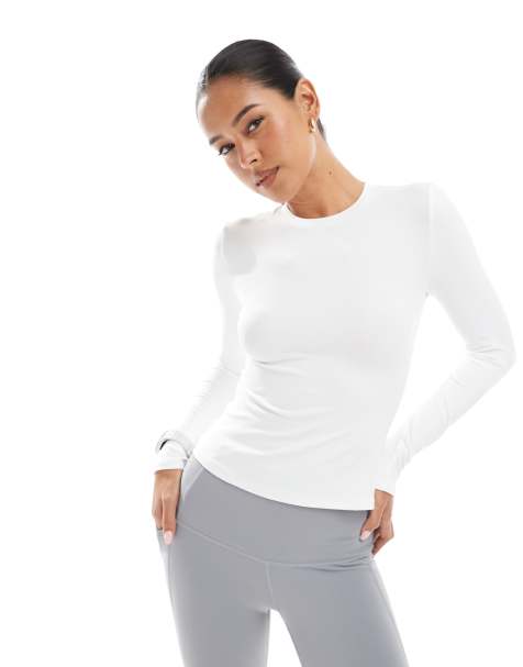 Agon Long sleeve top in white - view 1