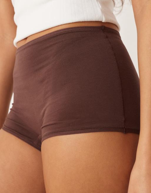 Agon Micro shorts in coffee, 2 of 5