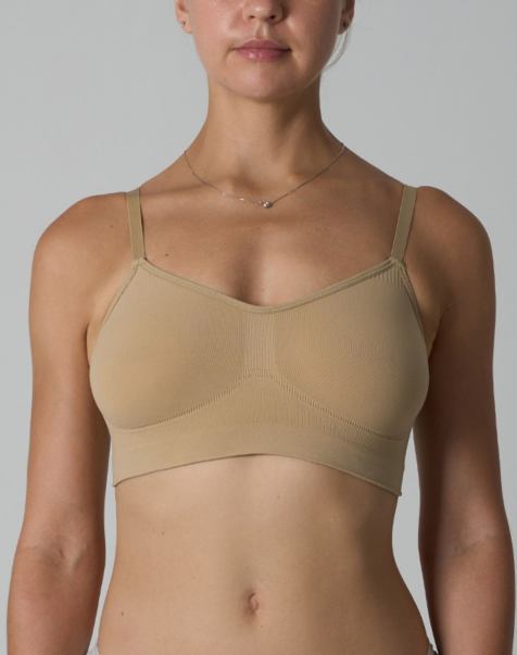 Agon Seamless bralette in sand - view 1
