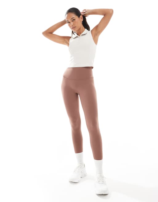 Agon Sleeveless collared top in off white, 4 of 4