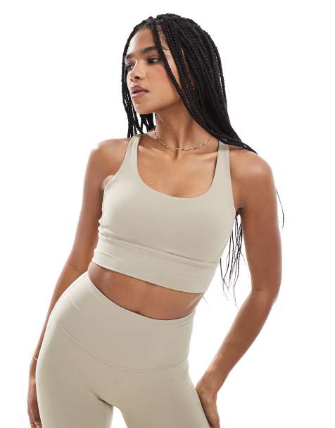 Agon Sports bra in gravel - view 1
