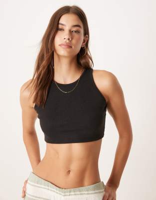 Agon Tank crop top in black