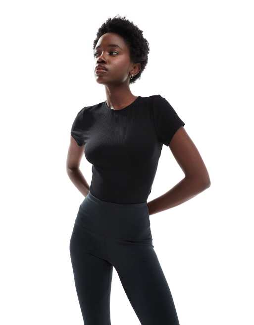 Agon Tie back tops in black, 2 of 4