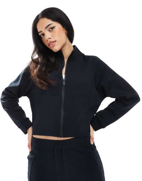Agon Zip-up sports jacket in black - view 1