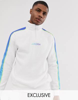 asos half zip sweatshirt