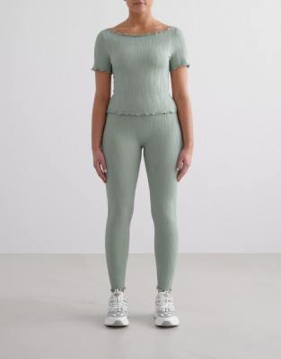Aim'n Aqua tulip tights in turquoise-Blue