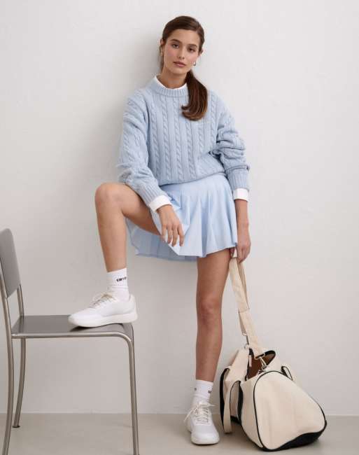 Aim'n - Aura Club - Gebreide sweater met kabels in aura, 2 van 4