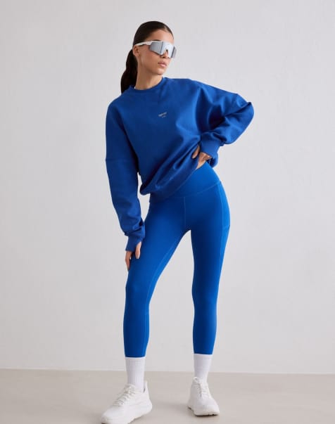 Aim'n – Azure – 7/8-Lauf-Leggings in Azurblau - view 1