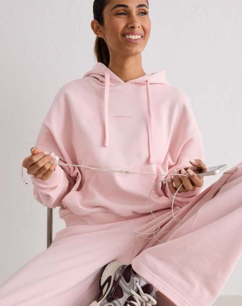 Aim'n - Ballerina - Hoodie van dikke badstof in roze - view 1