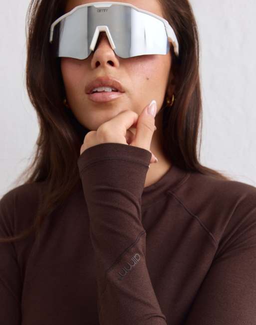 Aim'n baselayer a maniche lunghe color cioccolato, 3 di 4
