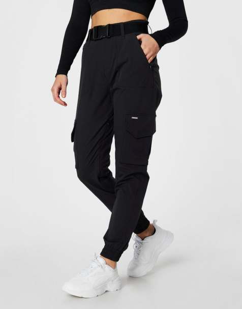 Aim'n Black cargo pants in black - view 1