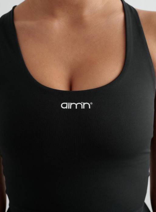 Aim'n - Black Core - Brassière basic nera, 3 di 4