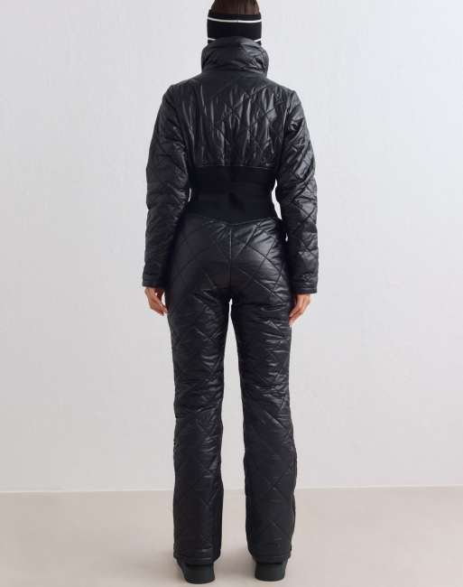 Aim'n Black luxe combinaison de ski noire, 2 de 4