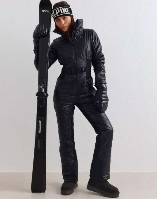 Aim'n Black luxe combinaison de ski noire, 4 de 4