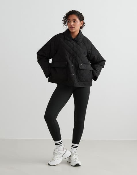 Aim'n Black quilted femme jacket in black - view 1