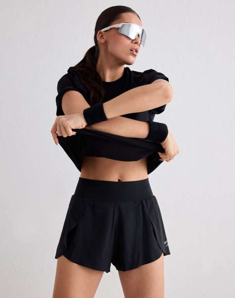 Aim'n Black running shorts in black - view 1