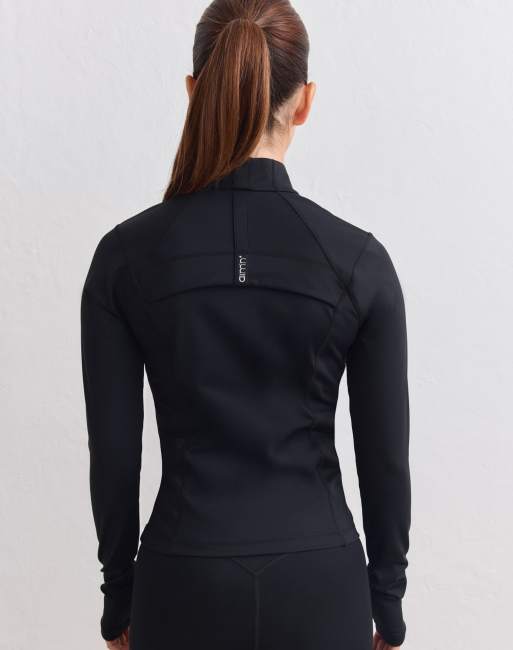 Aim'n Black sculpting jacket in black, 2 of 4