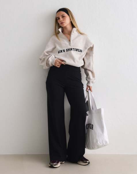 Aim'n Black sense tall pants in black - view 1