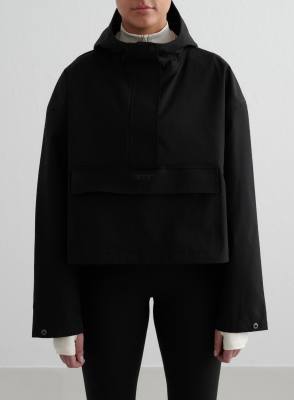 Aim'n - Black - Wasserdichter Cropped Anorak in Schwarz
