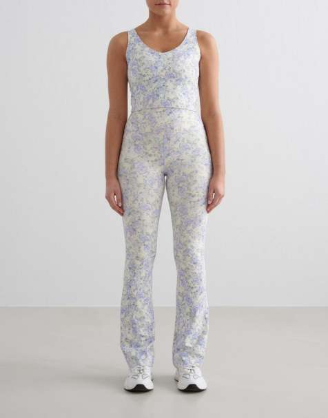 Aim'n Blossom rose sense flare tights in multi - view 1