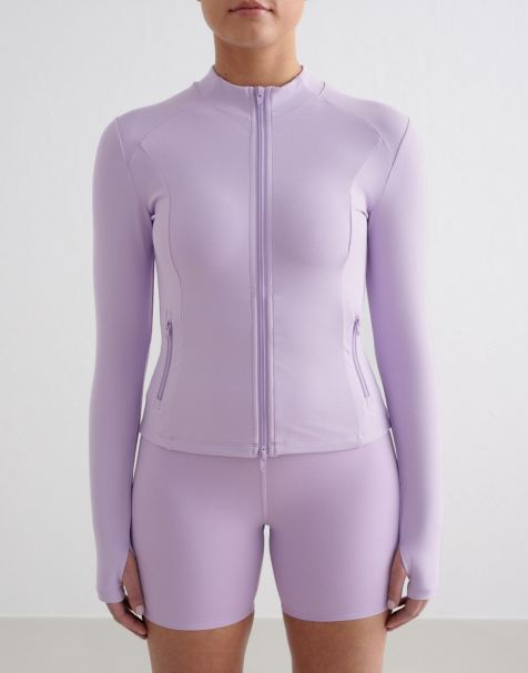 Aim'n - Blossom Sense - Giacca con zip lilla - view 1