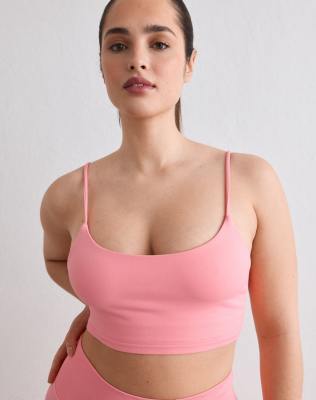 Aim’n Blush shape seamless strap bra in blush-Pink