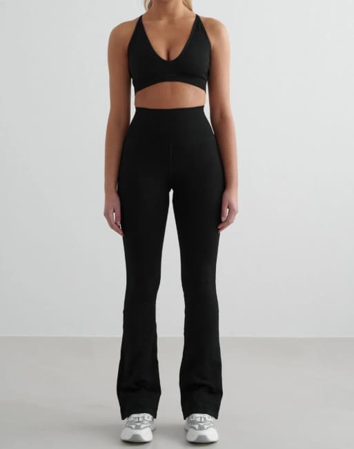 Aim'n brassière noire sans coutures à dos croisé, 3 de 4