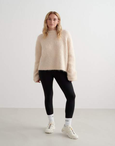 Aim'n - Café au lait - Maglione in alpaca color caffellatte - view 1