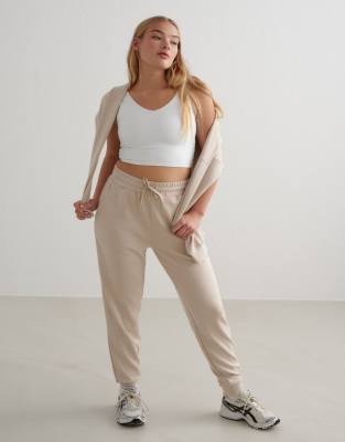 Aim'n - Café au Lait - Pantalon en modal confortable - Beige - view 1
