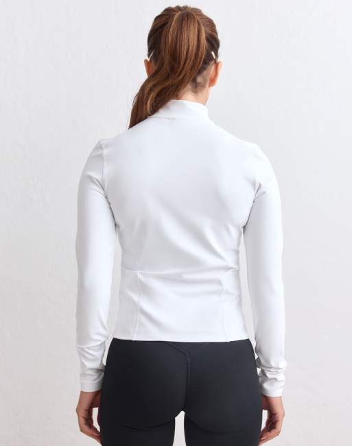 Aim'n chaqueta con cremallera Pace en blanco, 2 de 4