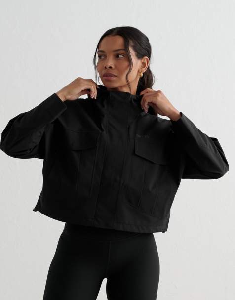 Aim'n - Chaqueta negra impermeable - view 1