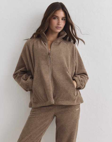 Aim'n - Chaqueta polar con cremallera en hazelnut - view 1