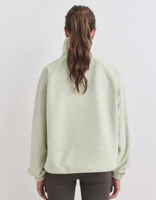 Aim'n - Chaqueta polar con cremallera en pistacho, 2 de 4