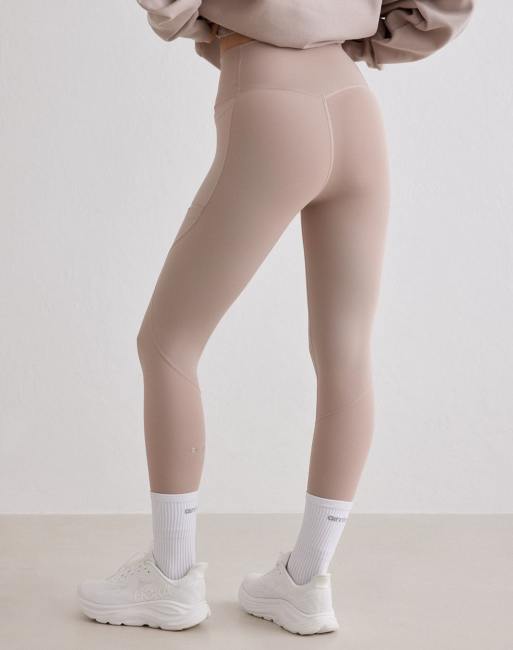 Aim'n - Collants de course 7/8 - Argile froncé, 4 de 4