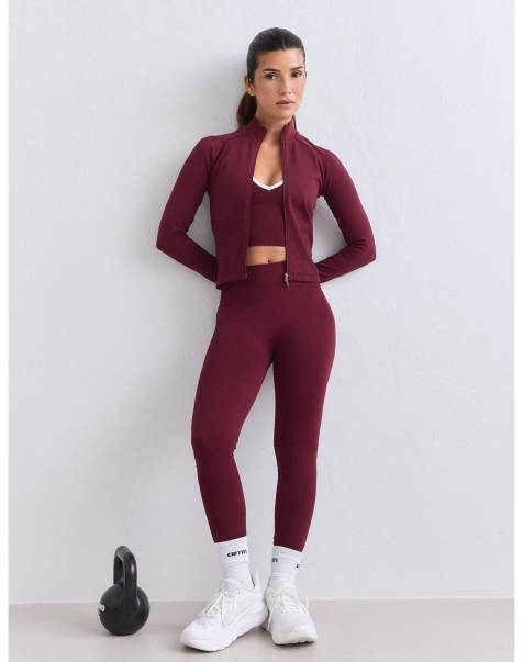 Aim'n collants sans coutures Tall couleur merlot - view 1