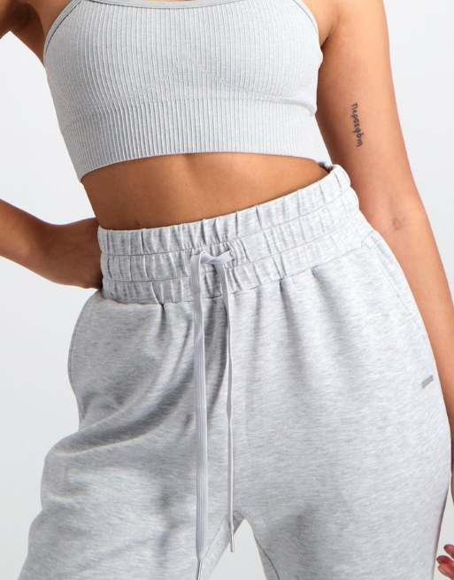 Aim'n - Comfy - Lysegrå melerede joggingbukser, 2 af 4